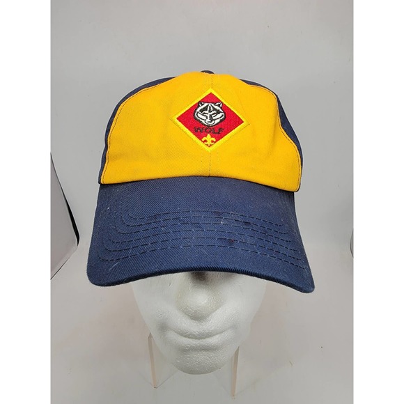 Boy Scout Wolf Baseball Hat S/M Adjustable Official BSA Uniform Youth Boys - Picture 1 of 6